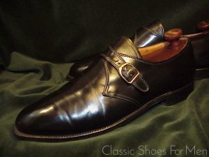 *Fine - ALDEN SHELL CORDOVAN Monk Strap: US 11.5-12D.