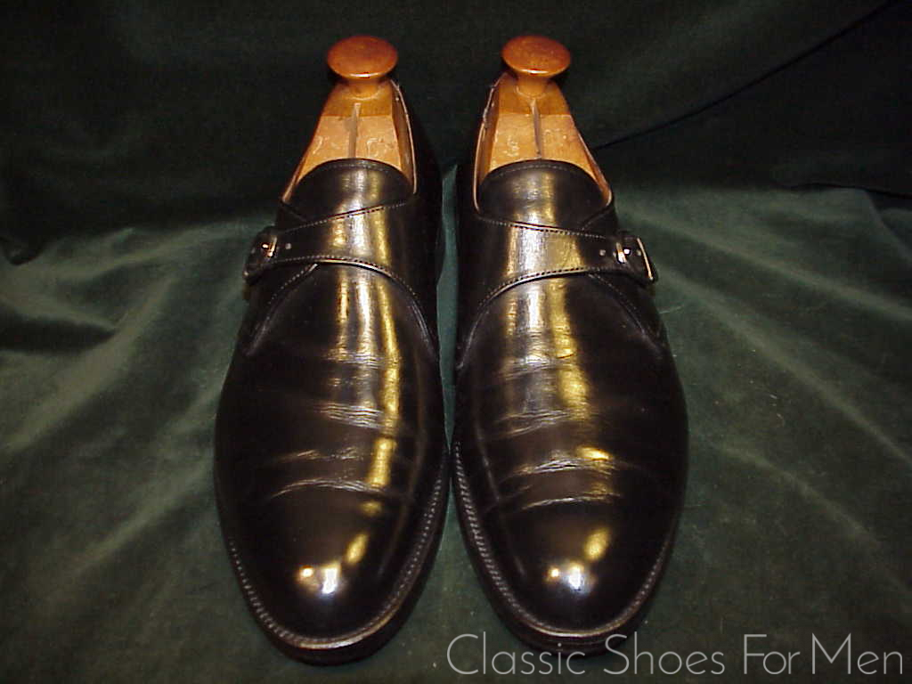 *Fine - ALDEN of New England, Black Calfskin Monk Strap: 45-45.5C (US 11.5C) - Image 2