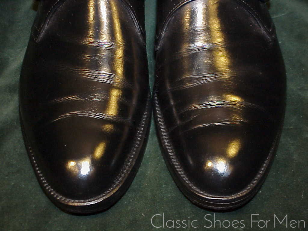 *Fine - ALDEN of New England, Black Calfskin Monk Strap: 45-45.5C (US 11.5C) - Image 8