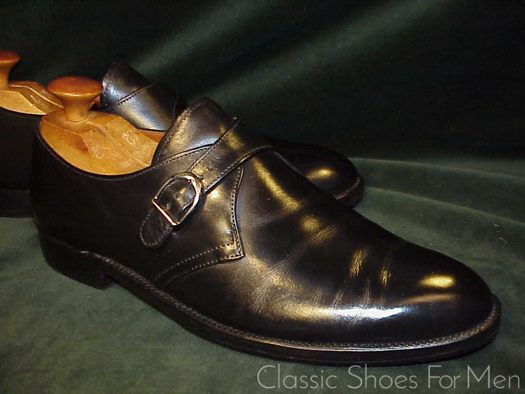*Fine - ALDEN of New England, Black Calfskin Monk Strap: 45-45.5C (US 11.5C) - Image 3
