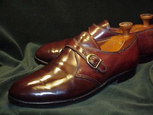 *ALDEN of New England SHELL CORDOVAN Monk Strap: 43.5-44E.