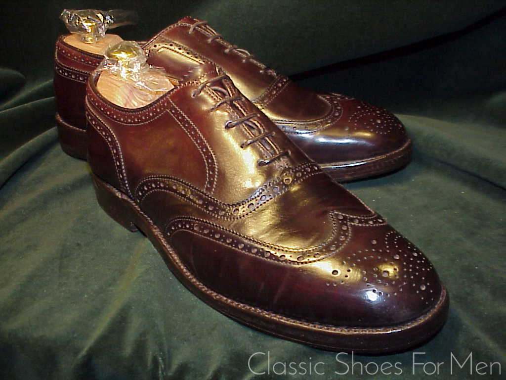 *Very Fine - ALDEN, SHELL CORDOVAN Full Brogue OXFORD: US 8.5-9D (41.5D-42D) - Image 12