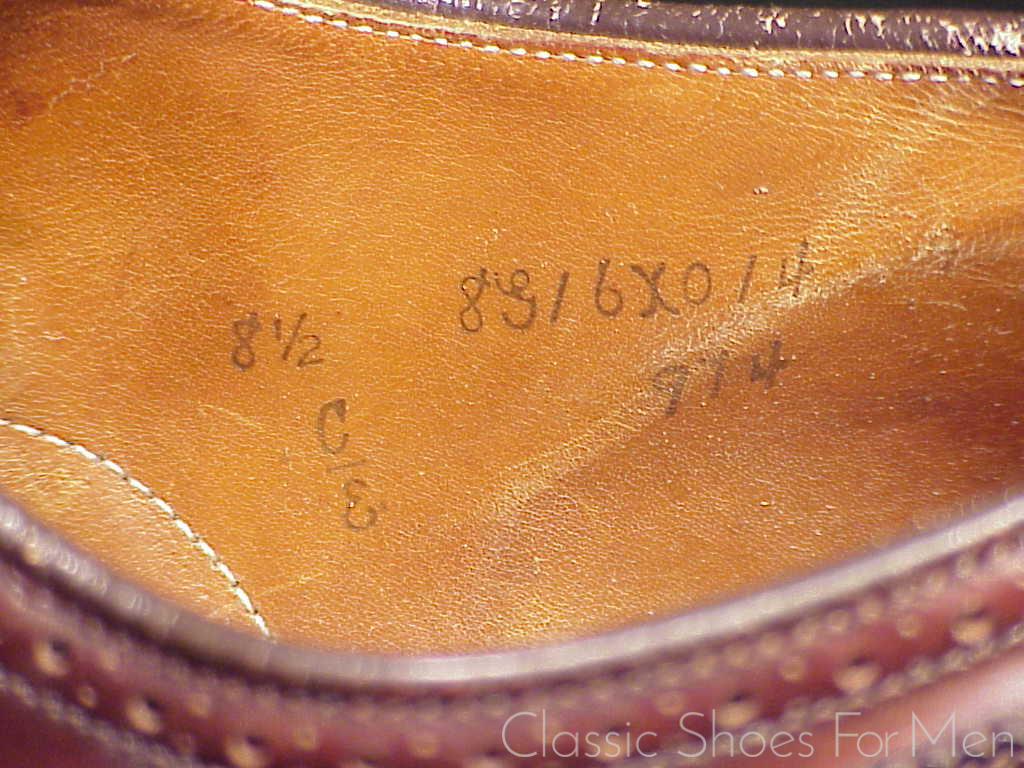 *Very Fine - ALDEN, SHELL CORDOVAN Full Brogue OXFORD: US 8.5-9D (41.5D-42D) - Image 11