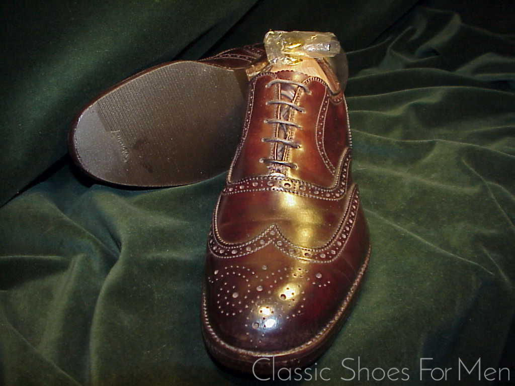 *Very Fine - ALDEN, SHELL CORDOVAN Full Brogue OXFORD: US 8.5-9D (41.5D-42D) - Image 4