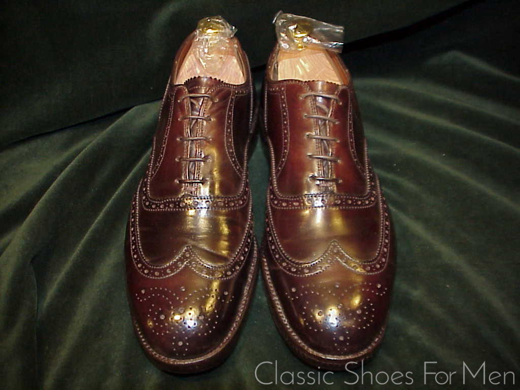 *Very Fine - ALDEN, SHELL CORDOVAN Full Brogue OXFORD: US 8.5-9D (41.5D-42D) - Image 2