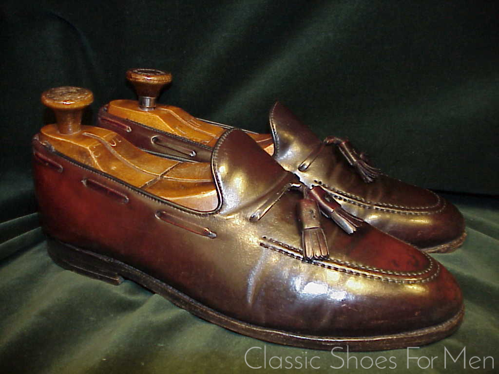 *ALDEN SHELL CORDOVAN Tassel Loafer: US 9.5-10C (42.5-43C) - Image 7