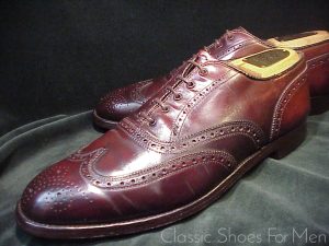*Very fine - ALDEN for Brooks Brothers SHELL CORDOVAN Full Brogue Oxford: US 10D (43-43.5D)