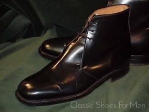 *ALFRED SARGENT British Army Officer's Dress George Boot: 43-43.5D. (US 10D) (UK 9E)
