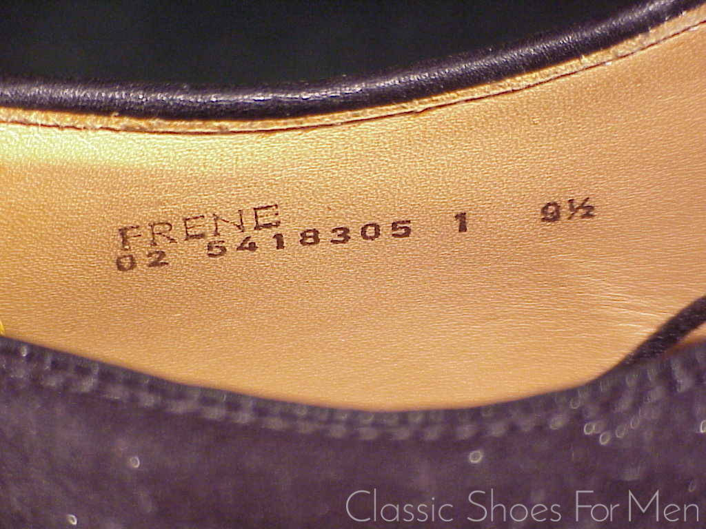 *Like new-HESCHUNG, France, Black Suede, ALL-WEATHER "Goiser", 3-Eylet Derby: 44D (US 10.5D) - Image 12
