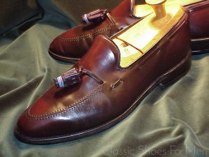 *ALLEN EDMONDS SHELL CORDOVAN Tassel Loafer/Slipper: US 10.5D (44D)