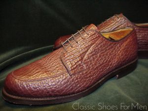 +Like new-ALLEN EDMONDS SHARKSKIN NORWEGIAN, Circa 1970: US 10D (43-43,5D)