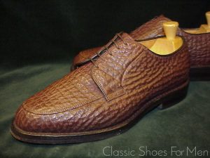 +Very Fine ALLEN EDMONDS Sharkskin Norweger: US 8-9Wide (41-42 Wide )