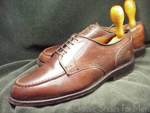 *Near new - ALLEN EDMONDS, Split-Toe SHELL CORDOVAN NORWEGIAN; US 7.5D {40.5D)-