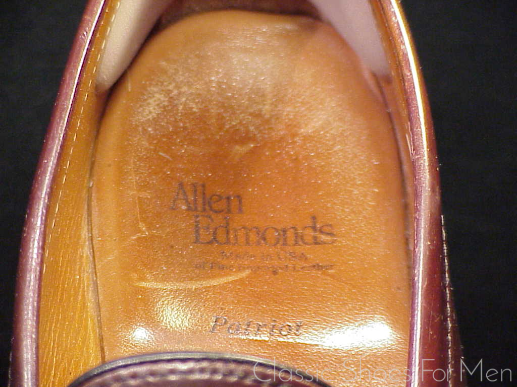 *ALLEN EDMONDS SHELL CORDOVAN Penny Loafer: US 10EEE (43-43.5 WIDE). - Image 10