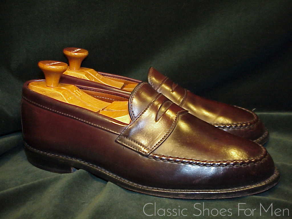 *ALLEN EDMONDS SHELL CORDOVAN Penny Loafer: US 10EEE (43-43.5 WIDE). - Image 7
