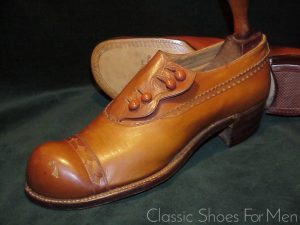 *Important Pre-WWI BURT PACKARD (FOOTJOY) 4-Button Cap-Toe Oxford: US 6D (39D)
