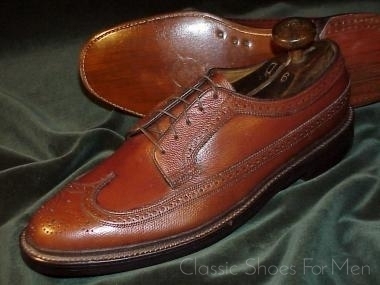 *NEW- FLORSHEIM IMPERIAL Full Brogue Budapester, Circa 1985: US 11C (44,5C)