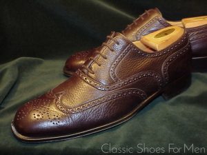 [Central European Master Series] *BALLY (Switzerland) GOATSKIN/MOROCCO Full Wing Tip Brogue Oxford: 46D (US 12D)