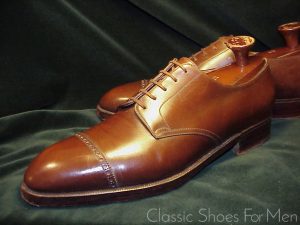 *JOHN LOBB, Paris, BESPOKE, 5-Eyelet Cap-Toe Derby: 45D (UK10.5E, US 11.5D)