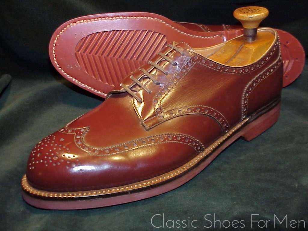 *NEW - Bespoke OLIVER MOORE All-Weather Full Brogue Derby "Budapester": US 11-11.5D (44.5-45D)