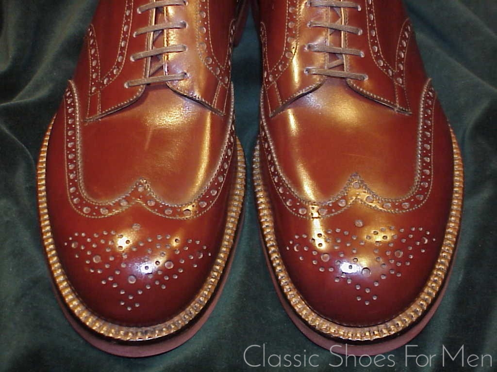 *NEW - Bespoke OLIVER MOORE All-Weather Full Brogue Derby "Budapester": US 11-11.5D (44.5-45D) - Image 5