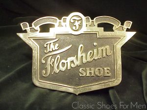 *The FLORSHEIM SHOE Vintage Bronze Store DISPLAY PLAQUE