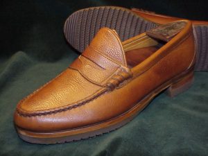 *BROOKS BROTHERS All-Weather Scotch-Grain Penny Loafer: US 8-8.5C/D (41-41.5C/D)