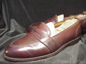 *Very Fine PEAL & Co. for Brooks Brothers, SHELL CORDOVAN Penny Loafer: US 11.5D (45D)