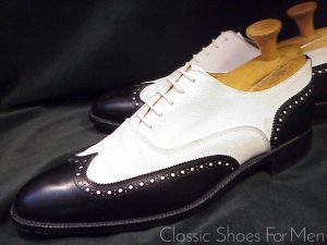 *Near new- CROCKETT & JONES for Brooks Brothers, Suede/Calf SPECTATOR: 45D (US 11.5D)