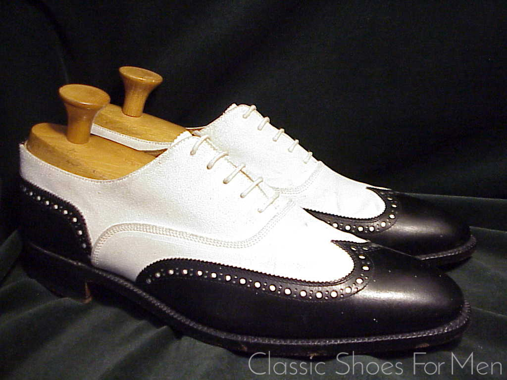 *Near new- CROCKETT & JONES for Brooks Brothers, Suede/Calf SPECTATOR: 45D (US 11.5D) - Image 9