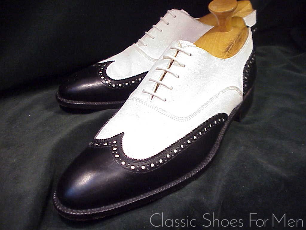*Near new- CROCKETT & JONES for Brooks Brothers, Suede/Calf SPECTATOR: 45D (US 11.5D) - Image 12