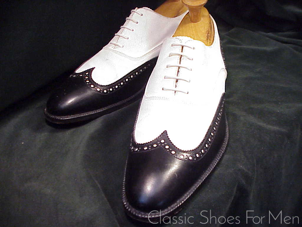 *Near new- CROCKETT & JONES for Brooks Brothers, Suede/Calf SPECTATOR: 45D (US 11.5D) - Image 6