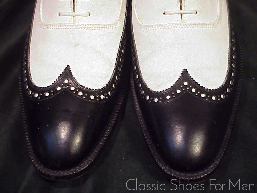 *Near new- CROCKETT & JONES for Brooks Brothers, Suede/Calf SPECTATOR: 45D (US 11.5D) - Image 5
