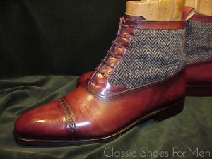 *CAULAINCOURT, Paris, Two-Tone, Custom-Made, Balmoral Boot: 43-43.5D (US 10D)