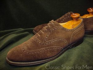 *CHURCH'S "Custom Grade" Cape Buck Suede-Wildleder, All Weather, Full Brogue, 43-43,5D/E (US10D/E)