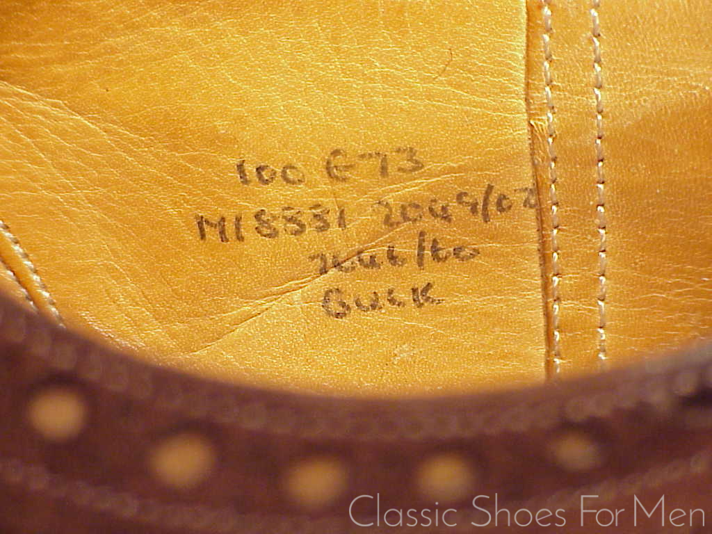 *CHURCH'S "Custom Grade" Cape Buck Suede-Wildleder, Full Brogue Oxford: 44.5F (UK 10G) (US 11EE) - Image 10