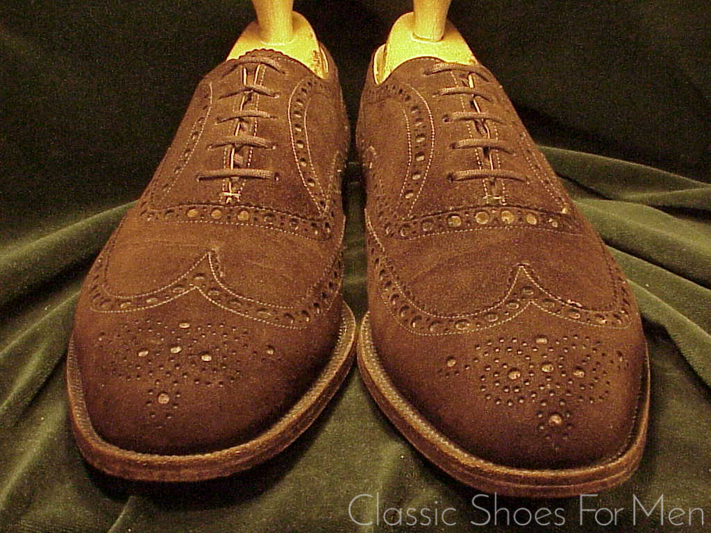 *CHURCH'S "Custom Grade" Cape Buck Suede-Wildleder, Full Brogue Oxford: 44.5F (UK 10G) (US 11EE) - Image 5