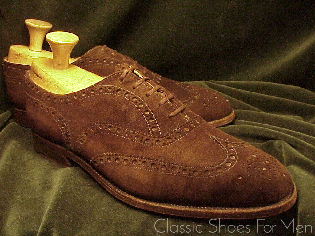 *CHURCH'S "Custom Grade" Cape Buck Suede-Wildleder, Full Brogue Oxford: 44.5F (UK 10G) (US 11EE) - Image 3