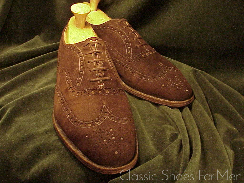 *CHURCH'S "Custom Grade" Cape Buck Suede-Wildleder, Full Brogue Oxford: 44.5F (UK 10G) (US 11EE) - Image 9