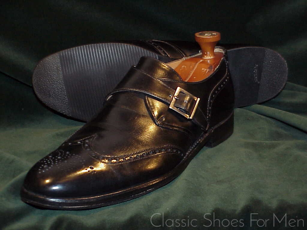 *CHURCH'S "Custom Grade" Full Brogue Monk Strap: 45D (US 11.5D) - Image 10