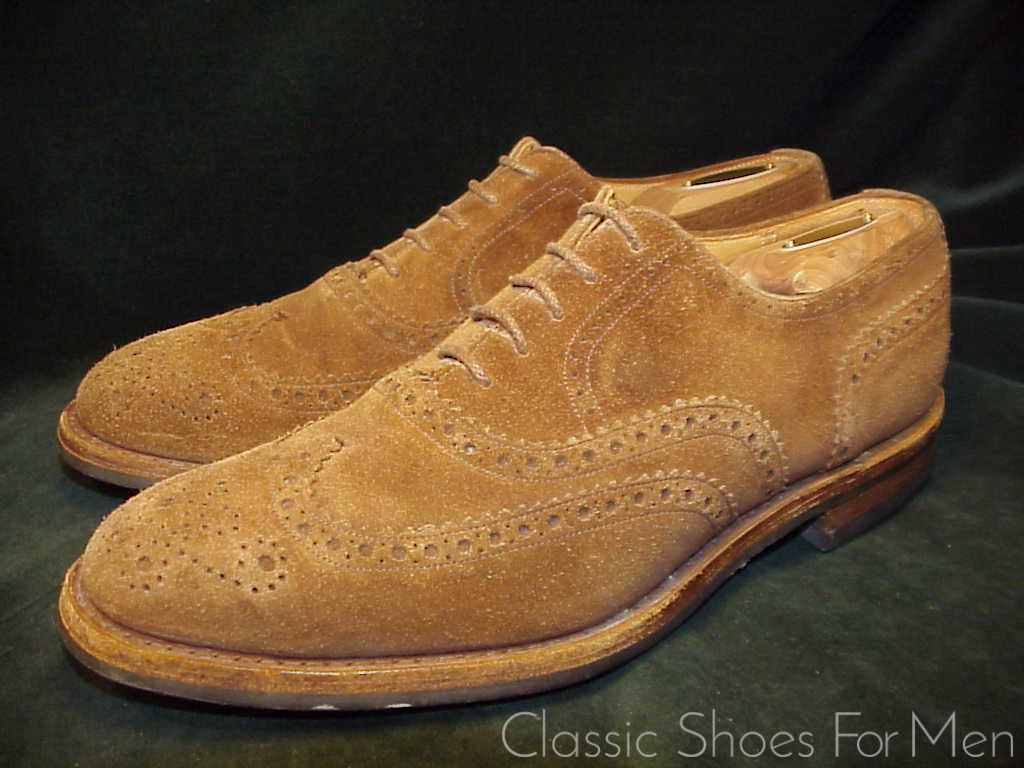 +CHURCH'S "Custom Grade" All-Weather "Tan" Suede-Wildleder Full Brogue Oxford: 44.5E (US 11E) (UK 10G) - Image 6