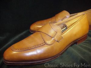 *Like new -GEORGE CLEVERLEY "Butterfly" Loafer with Trees: US 13D (UK 12E) (47D)