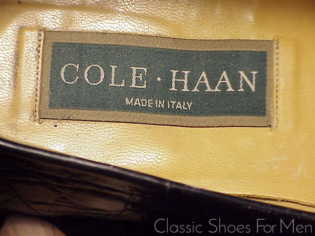 *Vintage COLE-HAAN, ALLIGATOR Full Strap Penny Loafer: US 9.5D (42.5D) - Image 10