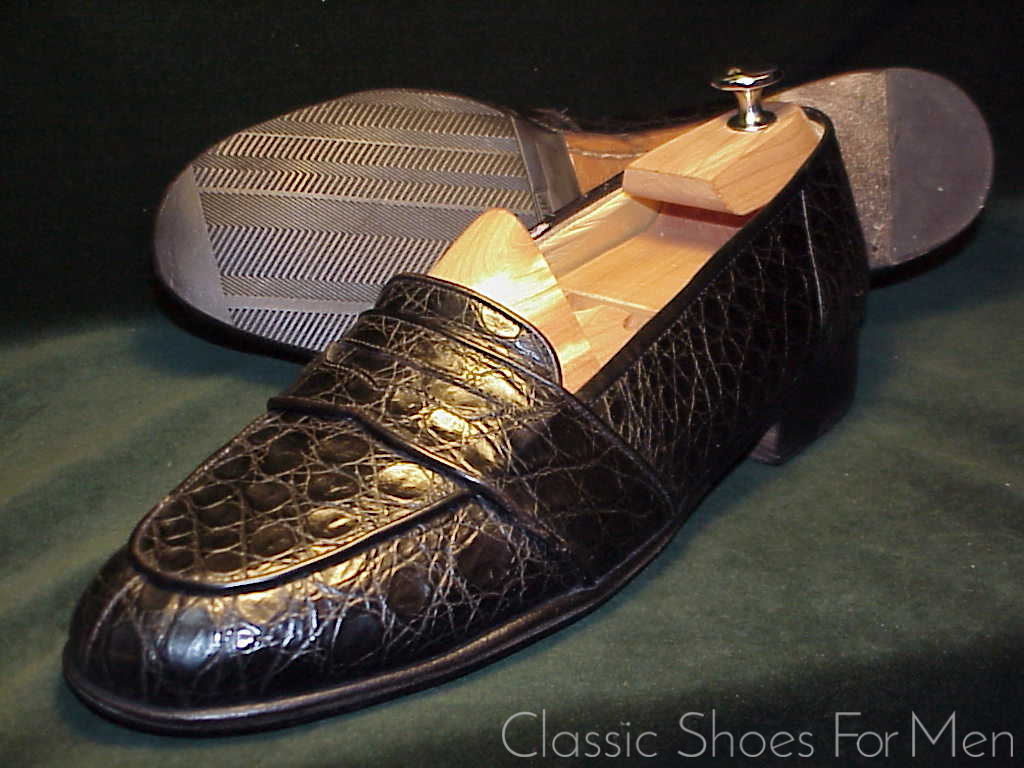 *Vintage COLE-HAAN, ALLIGATOR Full Strap Penny Loafer: US 9.5D (42.5D) - Image 13