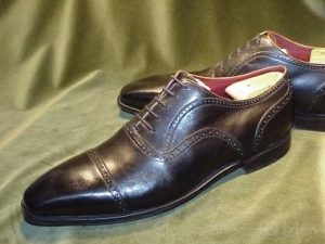 *Like new - PIERRE CORTHAY, Paris, Cap-Toe Oxford Brogue: 46.5D (US 12.5-13D)
