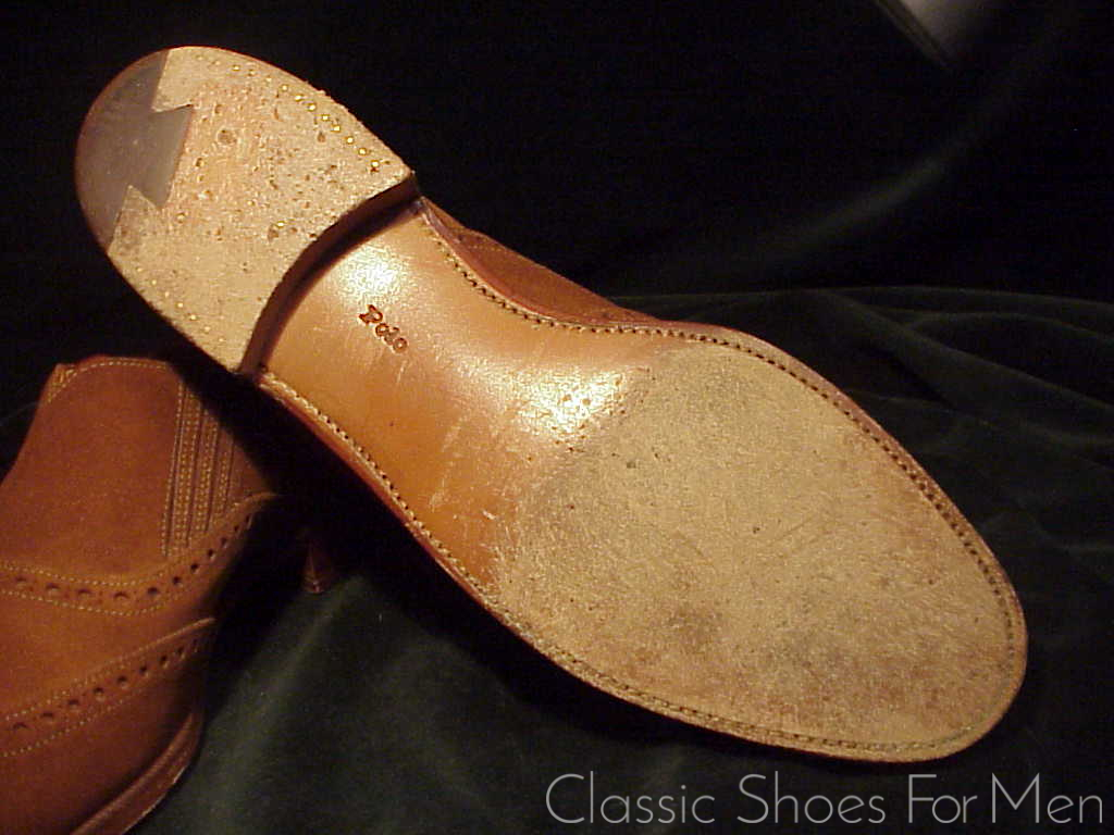 *Very special- CROCKETT & JONES for Polo, Tuczek Style, Suede, Gusseted Full Brogue Slipper/Loafer: 41.5-42D (US 8.5-9D) - Image 13