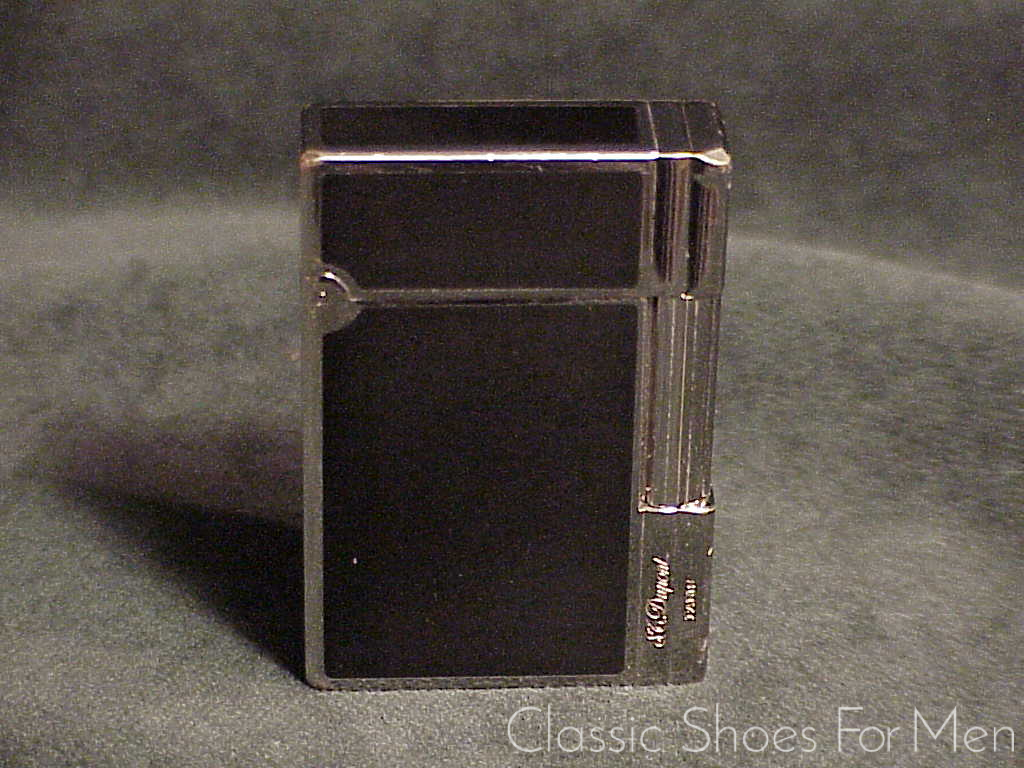 *S. T. DUPONT 2003 Vintage, Black Laque de Chine/Silver Palladium, Ligne 2, Lighter, Original Box & Documents - Image 6