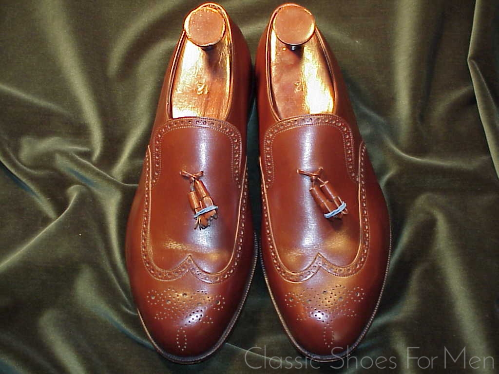 E. VOGEL, New York, BESPOKE Full Brogue Tassel Loafer: 46  display picture 1