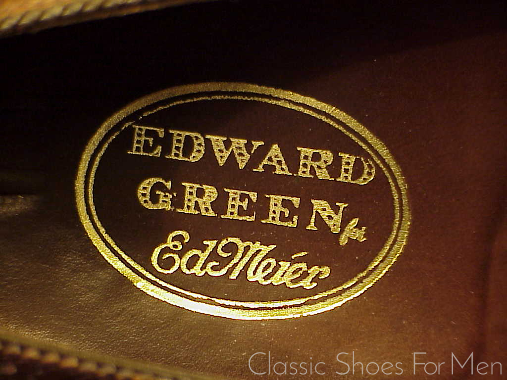 *Fine EDWARD GREEN Full Wing-Tip Oxford Brogue (Brown): 45D (US 11.5D) - Image 5