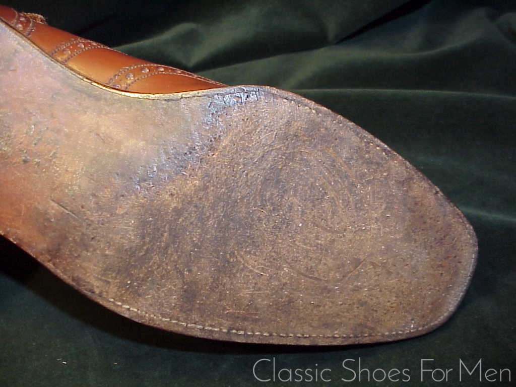 *Vintage EDWARD GREEN for WILDSMITH, Wing-Tip Full Brogue: 44D (US 10.5D) - Image 15